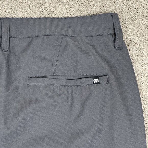 Travis Mathew Golf Pants Men’s Size 36 X 32 Gray Performance FLAT FRONT STRAIGHT - Picture 6 of 6